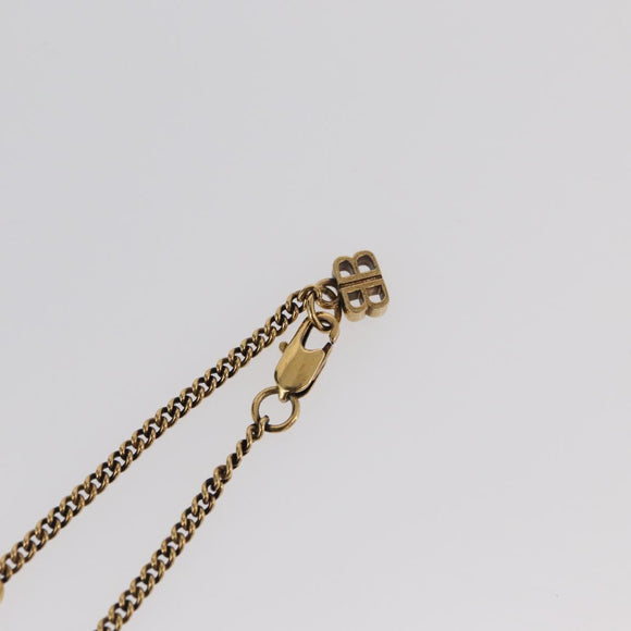 BALENCIAGA Necklace metal Gold Auth am11164V