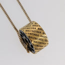 BALENCIAGA Necklace metal Gold Auth am11164V-3