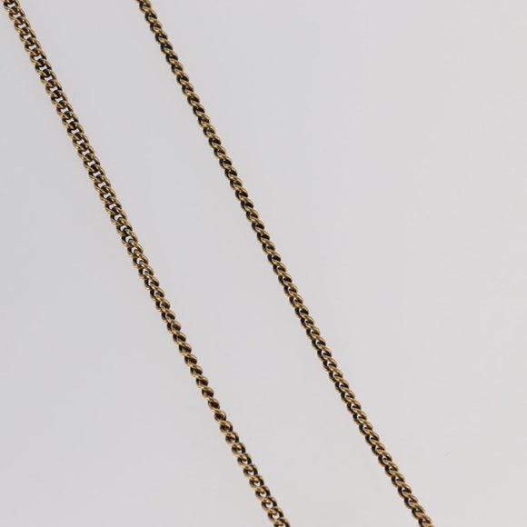BALENCIAGA Necklace metal Gold Auth am11164V