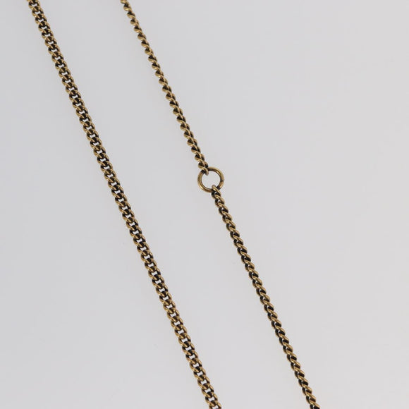 BALENCIAGA Necklace metal Gold Auth am11164V