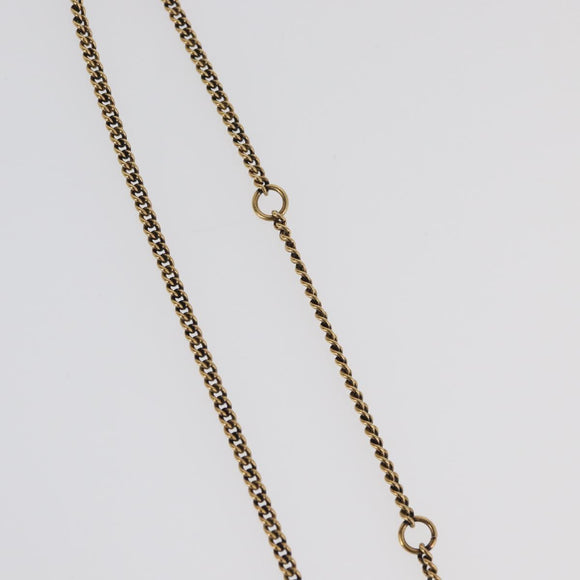 BALENCIAGA Necklace metal Gold Auth am11164V