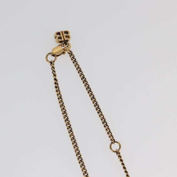 BALENCIAGA Necklace metal Gold Auth am11164V