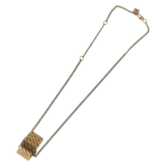 BALENCIAGA Necklace metal Gold Auth am11164V