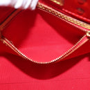 LOUIS VUITTON Monogram Vernis Reade PM Hand Bag Red Rouge M91088 Auth am11167A-22