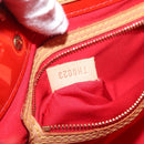 LOUIS VUITTON Monogram Vernis Reade PM Hand Bag Red Rouge M91088 Auth am11167A-11