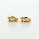 CHANEL COCO Mark Earring metal Gold CC Auth am11179M-11