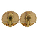 CHANEL COCO Mark Earring metal Gold CC Auth am11179M-3