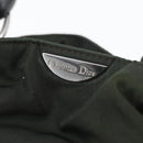 Christian Dior Maris Pearl Hand Bag Nylon Khaki Auth am11182-14