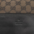GUCCI GG Canvas Tote Bag Black Silver 019 0402 1705 Auth am11183A-19