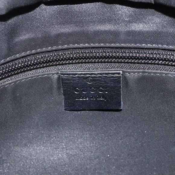 GUCCI GG Canvas Tote Bag Black Silver 019 0402 1705 Auth am11183A