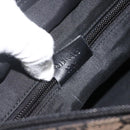 GUCCI GG Canvas Tote Bag Black Silver 019 0402 1705 Auth am11183A-12