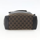 GUCCI GG Canvas Tote Bag Black Silver 019 0402 1705 Auth am11183A-5