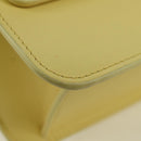 BALLY BALLY Logo Limited To 30 Items Bag Leather Gold Yellow Auth am11184SM-11