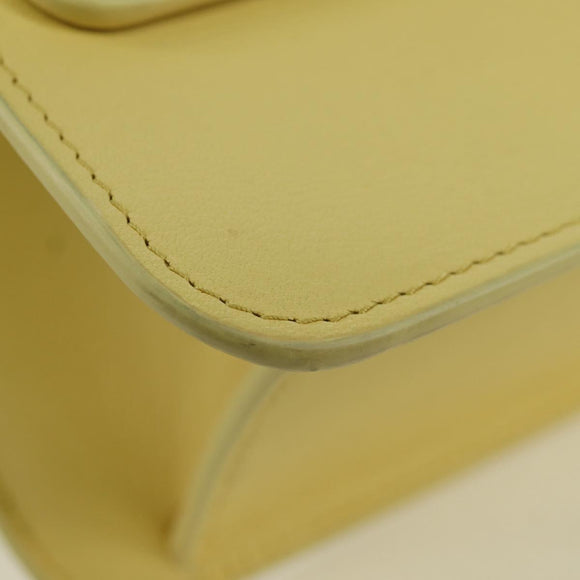 BALLY BALLY Logo Limited To 30 Items Bag Leather Gold Yellow Auth am11184SM