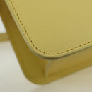 BALLY BALLY Logo Limited To 30 Items Bag Leather Gold Yellow Auth am11184SM-13