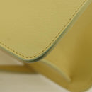 BALLY BALLY Logo Limited To 30 Items Bag Leather Gold Yellow Auth am11184SM-14