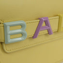 BALLY BALLY Logo Limited To 30 Items Bag Leather Gold Yellow Auth am11184SM-15