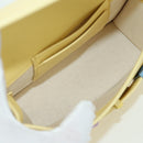 BALLY BALLY Logo Limited To 30 Items Bag Leather Gold Yellow Auth am11184SM-19
