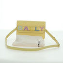 BALLY BALLY Logo Limited To 30 Items Bag Leather Gold Yellow Auth am11184SM-25