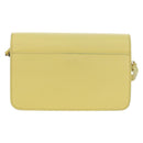 BALLY BALLY Logo Limited To 30 Items Bag Leather Gold Yellow Auth am11184SM-3