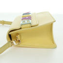 BALLY BALLY Logo Limited To 30 Items Bag Leather Gold Yellow Auth am11184SM-4