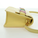 BALLY BALLY Logo Limited To 30 Items Bag Leather Gold Yellow Auth am11184SM-5