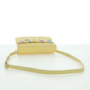BALLY BALLY Logo Limited To 30 Items Bag Leather Gold Yellow Auth am11184SM-7