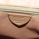 CELINE Macadam Canvas Backpack PVC Leather Brown Gold Auth am11186A-12
