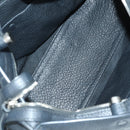 BALENCIAGA Blackout City Hand Bag Leather 2way Black Silver 443514 am11187SAM-10