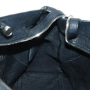 BALENCIAGA Blackout City Hand Bag Leather 2way Black Silver 443514 am11187SAM-24