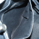 BALENCIAGA Blackout City Hand Bag Leather 2way Black Silver 443514 am11187SAM-27