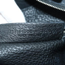 BALENCIAGA Blackout City Hand Bag Leather 2way Black Silver 443514 am11187SAM-11