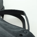 BALENCIAGA Blackout City Hand Bag Leather 2way Black Silver 443514 am11187SAM-14