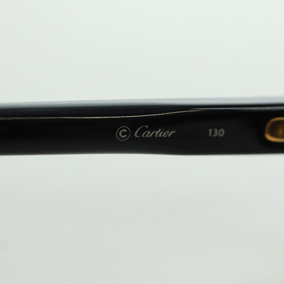 CARTIER Vertigo Sunglasses plastic Black Auth am11189SM