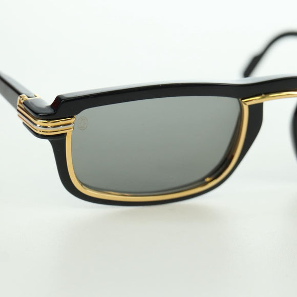 CARTIER Vertigo Sunglasses plastic Black Auth am11189SM