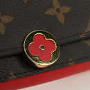 LOUIS VUITTON Monogram Portefeuille Flore Compact Wallet M64587 LV Auth am11190M-17