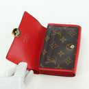 LOUIS VUITTON Monogram Portefeuille Flore Compact Wallet M64587 LV Auth am11190M-18