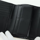 FENDI Zucchino Canvas Trifold Wallet Black Auth am11191V-19