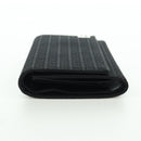 FENDI Zucchino Canvas Trifold Wallet Black Auth am11191V-3