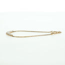 Christian Dior Rhinestone Necklace metal Gold Auth am11192V-14