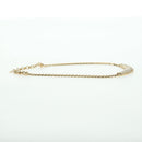 Christian Dior Rhinestone Necklace metal Gold Auth am11192V-15
