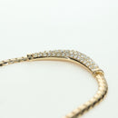 Christian Dior Rhinestone Necklace metal Gold Auth am11192V-17
