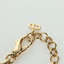 Christian Dior Rhinestone Necklace metal Gold Auth am11192V-7
