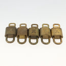 LOUIS VUITTON Padlock 10 Set Padlock metal Gold LV Auth am11193-5