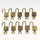 LOUIS VUITTON Padlock 10 Set Padlock metal Gold LV Auth am11193-8