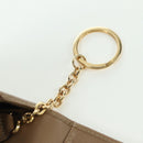 Salvatore Ferragamo Gancini Coin Purse Safiano leather Beige Gold Auth am11197A-10
