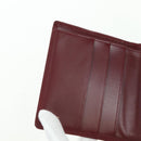 CARTIER Must Line Trifold Wallet Leather Bordeaux Gold Auth am11199V-20