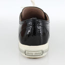 Miu Miu Sneakers Patent leather 36 1/2 Black CC Auth am11207A-11