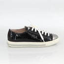 Miu Miu Sneakers Patent leather 36 1/2 Black CC Auth am11207A-15