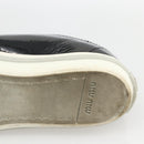 Miu Miu Sneakers Patent leather 36 1/2 Black CC Auth am11207A-18